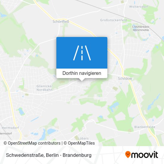Schwedenstraße Karte