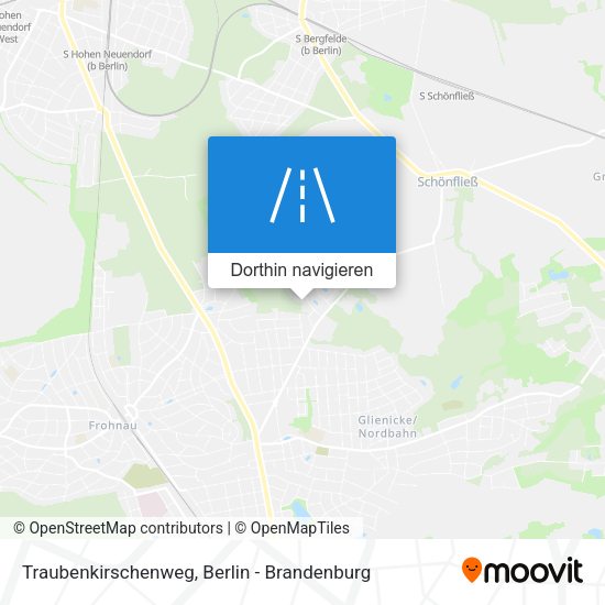 Traubenkirschenweg Karte
