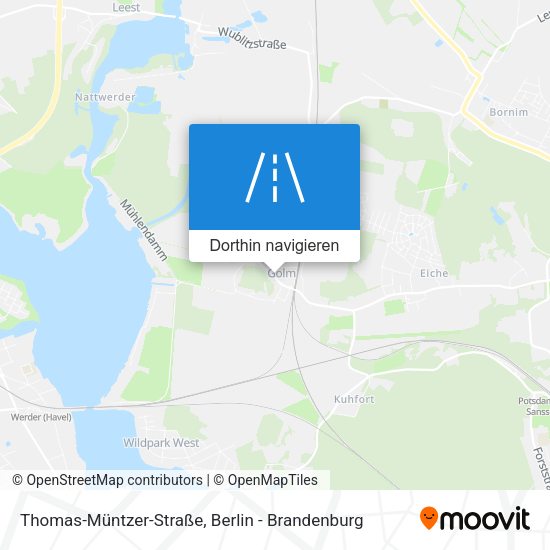 Thomas-Müntzer-Straße Karte