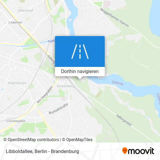 Libboldallee Karte