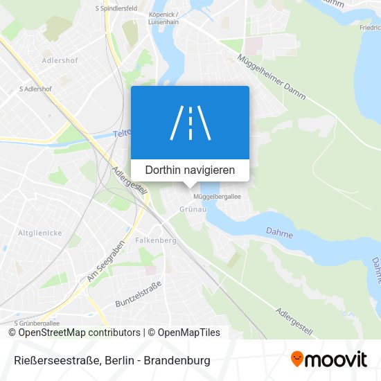 Rießerseestraße Karte