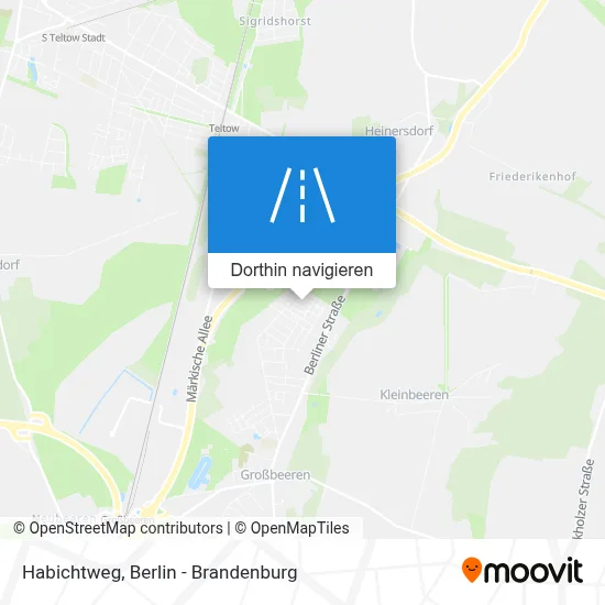 Habichtweg Karte