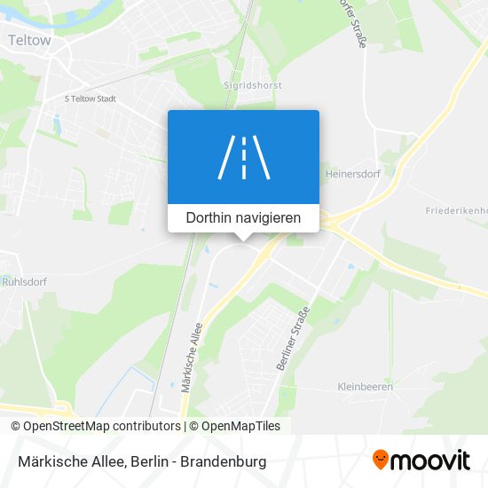 Märkische Allee Karte