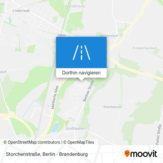 Storchenstraße Karte