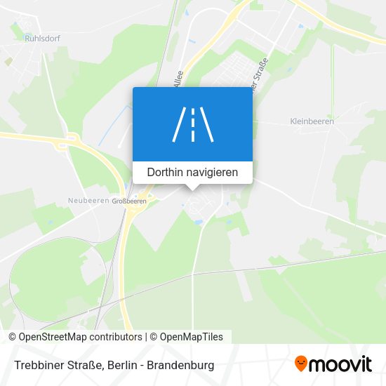 Trebbiner Straße Karte