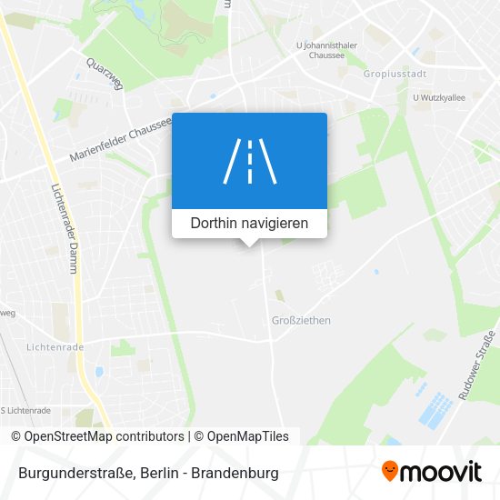 Burgunderstraße Karte