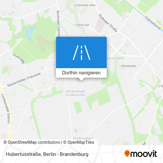 Hubertusstraße Karte