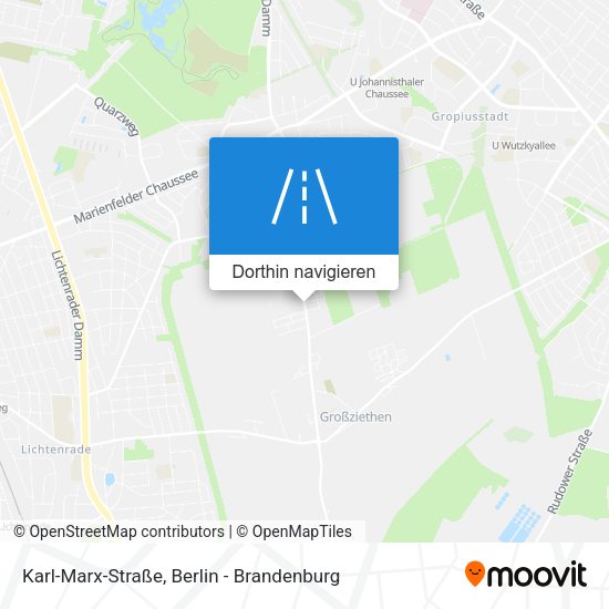 Karl-Marx-Straße Karte