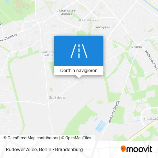 Rudower Allee Karte