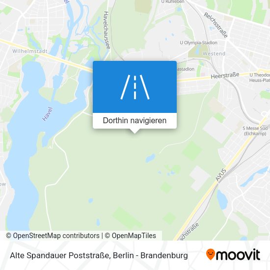 Alte Spandauer Poststraße Karte