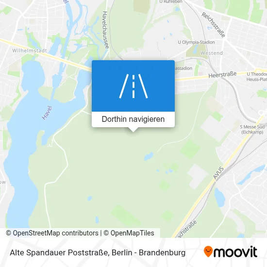 Alte Spandauer Poststraße Karte