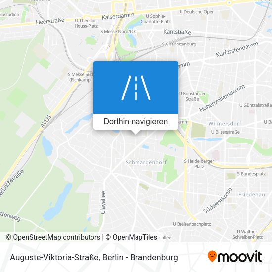 Auguste-Viktoria-Straße Karte