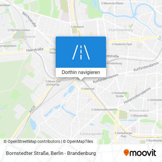 Bornstedter Straße Karte
