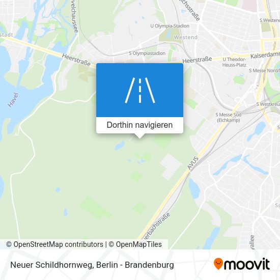 Neuer Schildhornweg Karte