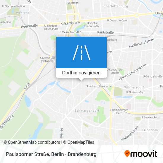 Paulsborner Straße Karte
