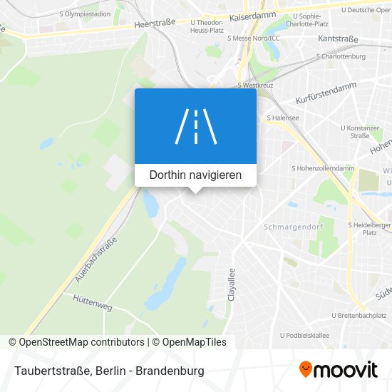 Taubertstraße Karte
