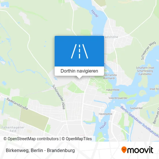 Birkenweg Karte