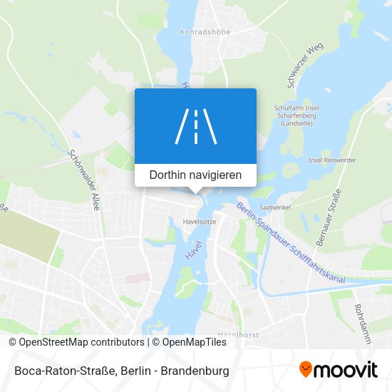 Boca-Raton-Straße Karte