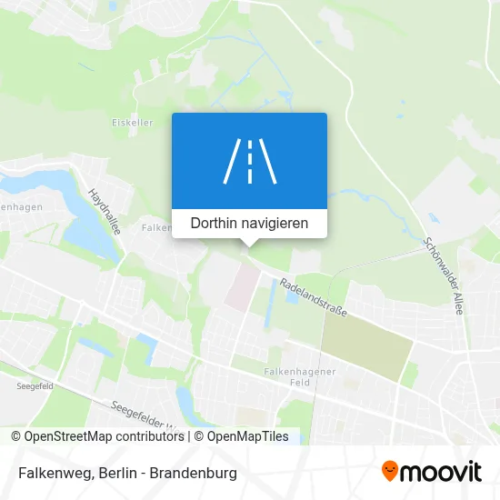 Falkenweg Karte