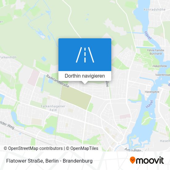 Flatower Straße Karte