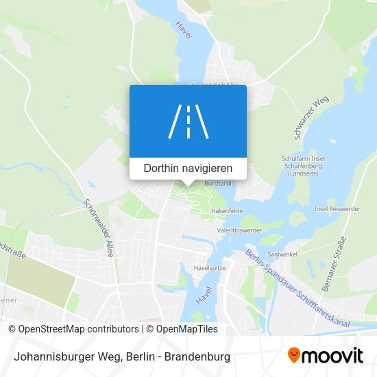 Johannisburger Weg Karte