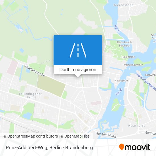 Prinz-Adalbert-Weg Karte