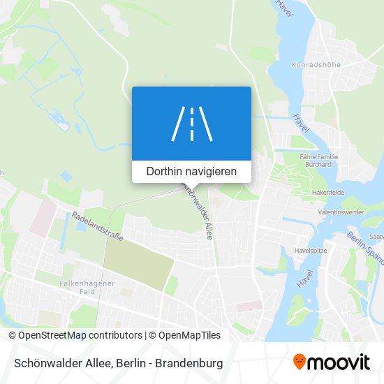 Schönwalder Allee Karte