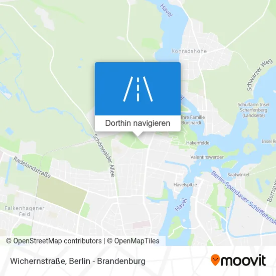 Wichernstraße Karte