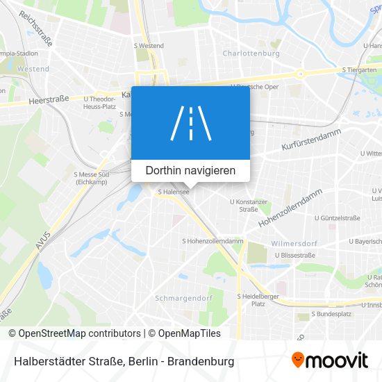 Halberstädter Straße Karte