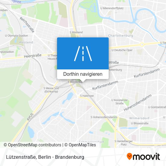 Lützenstraße Karte