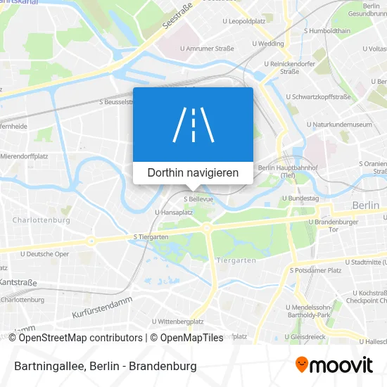 Bartningallee Karte