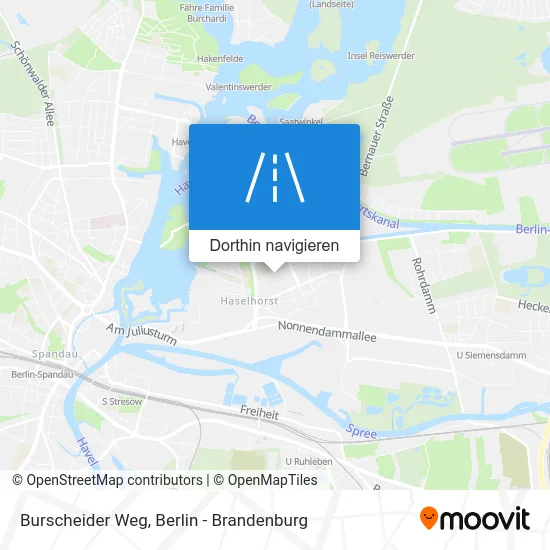 Burscheider Weg Karte