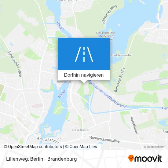 Lilienweg Karte