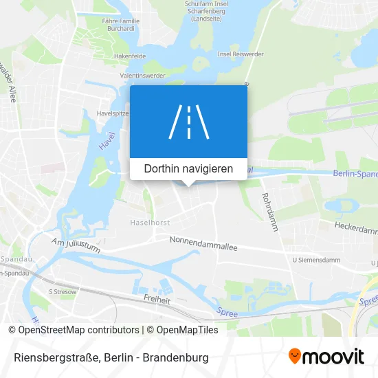 Riensbergstraße Karte