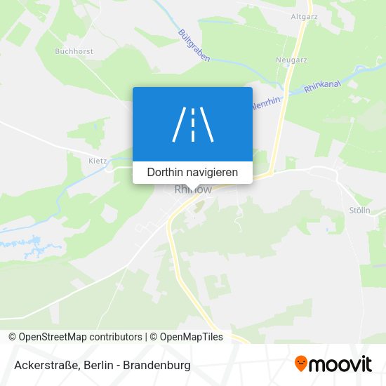 Ackerstraße Karte