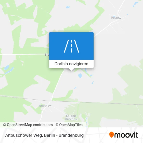 Altbuschower Weg Karte