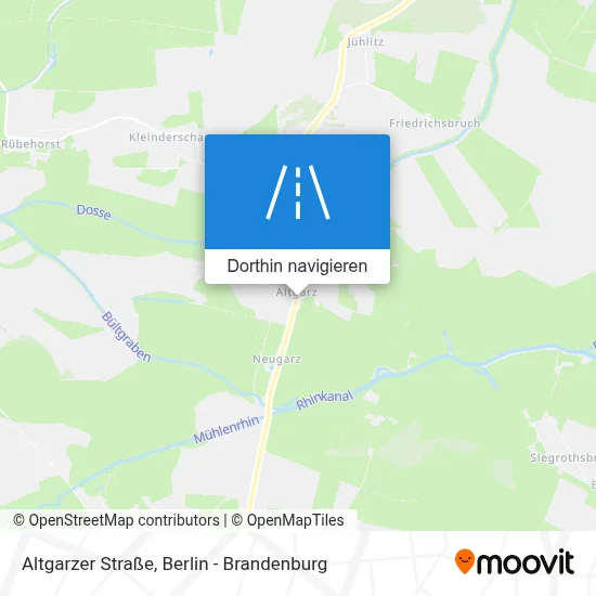 Altgarzer Straße Karte