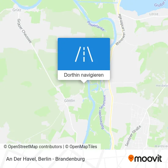 An Der Havel Karte