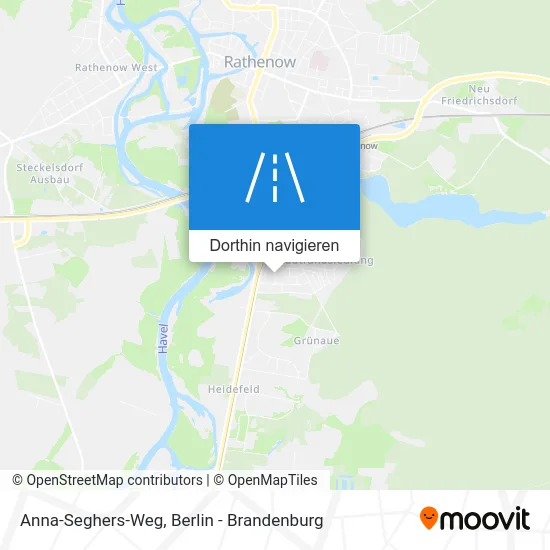 Anna-Seghers-Weg Karte