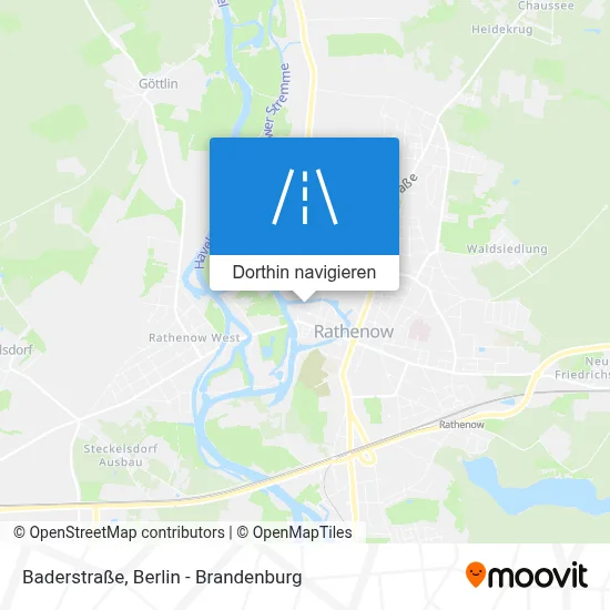 Baderstraße Karte