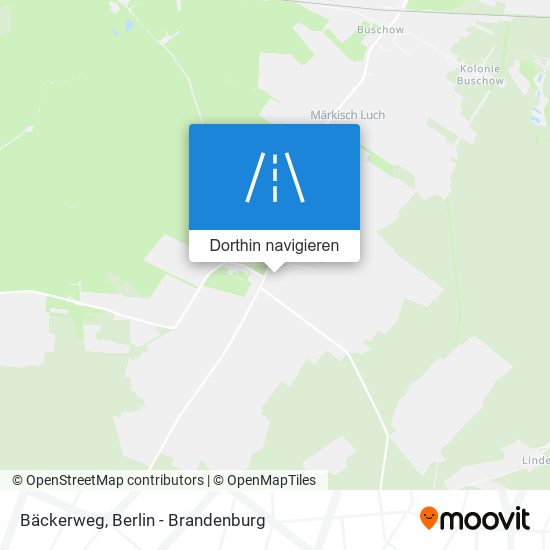 Bäckerweg Karte