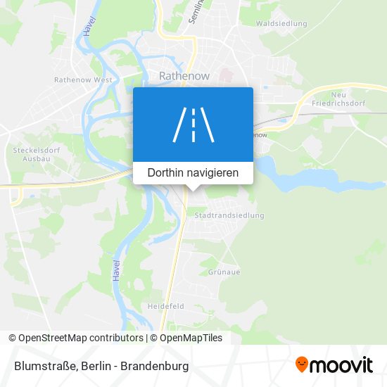 Blumstraße Karte