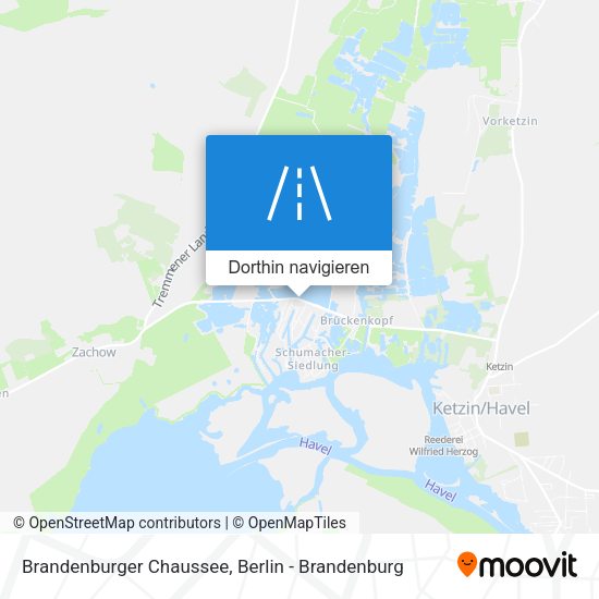 Brandenburger Chaussee Karte