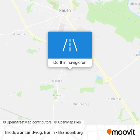 Bredower Landweg Karte