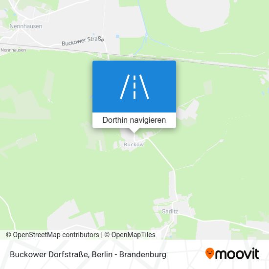 Buckower Dorfstraße Karte