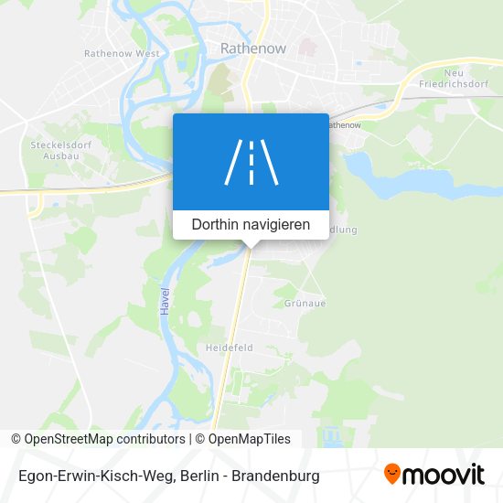 Egon-Erwin-Kisch-Weg Karte