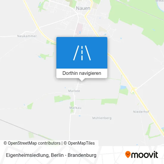 Eigenheimsiedlung Karte
