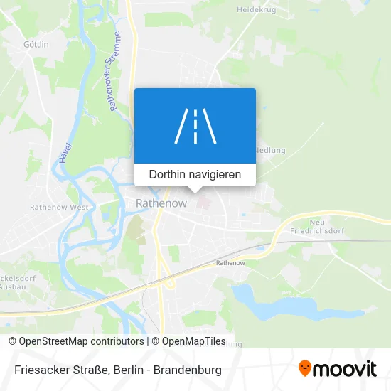 Friesacker Straße Karte