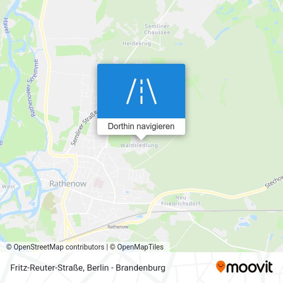 Fritz-Reuter-Straße Karte
