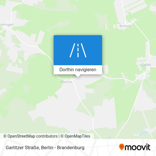 Garlitzer Straße Karte